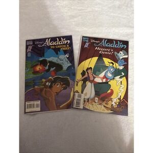 DISNEY Aladdin Comic Books Volume #4 To Catch A Thief! And #5 Heeeere's Genie!
